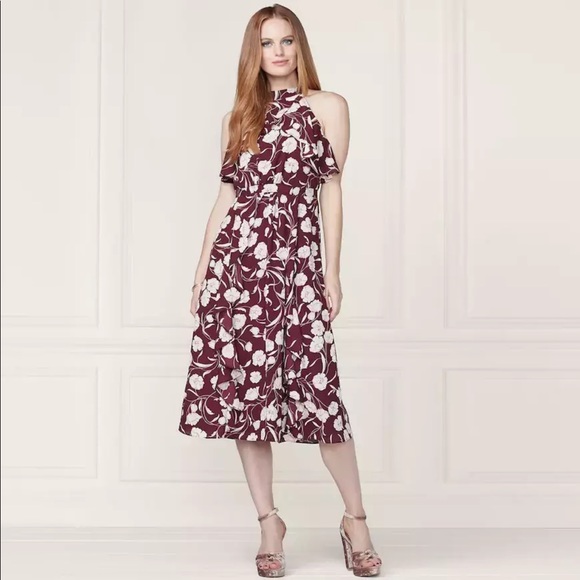 LC Lauren Conrad Dresses & Skirts - Lauren Conrad Runway ruffle floral midi dress 2